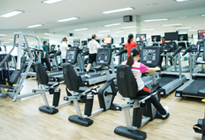 헬스장 전경