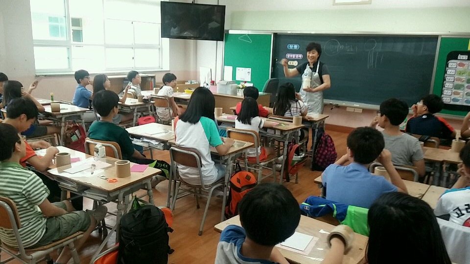 명도초등학교 5학년 한지공예체험_1