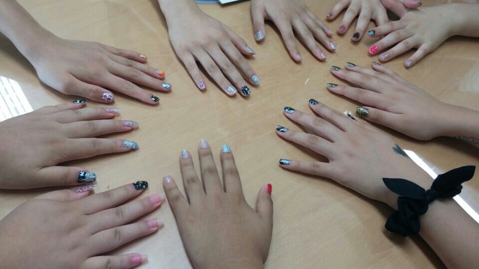 도계중 손관리 받으세요^^ 네일아트반_4