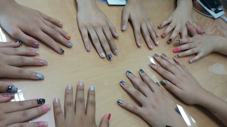 도계중 손관리 받으세요^^ 네일아트반_5