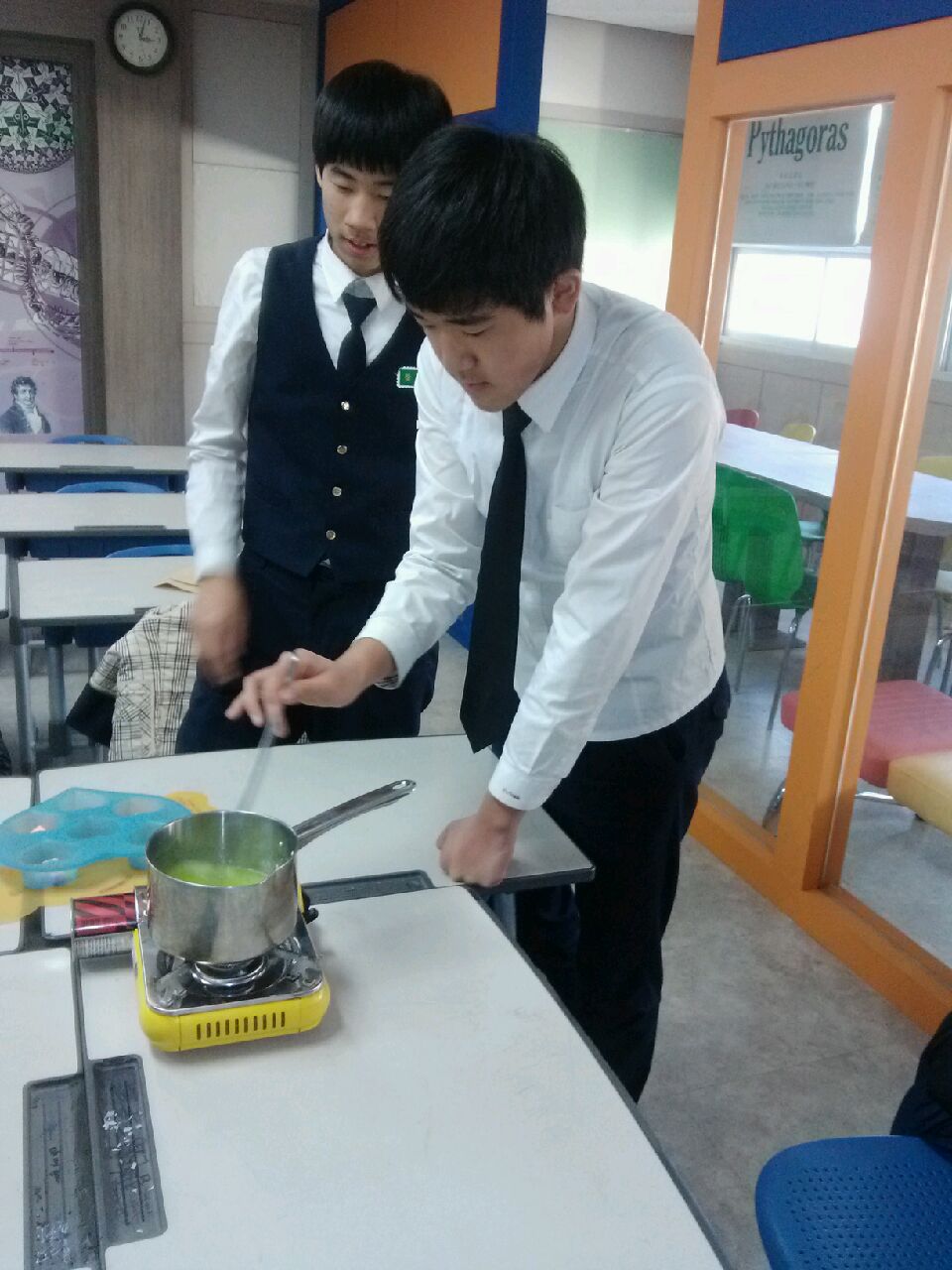 양덕중학교 수학동아리의 천연비누체험활동_1