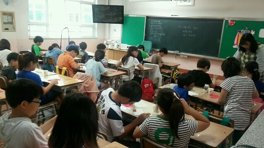 명도초등학교 5학년 한지공예체험_8