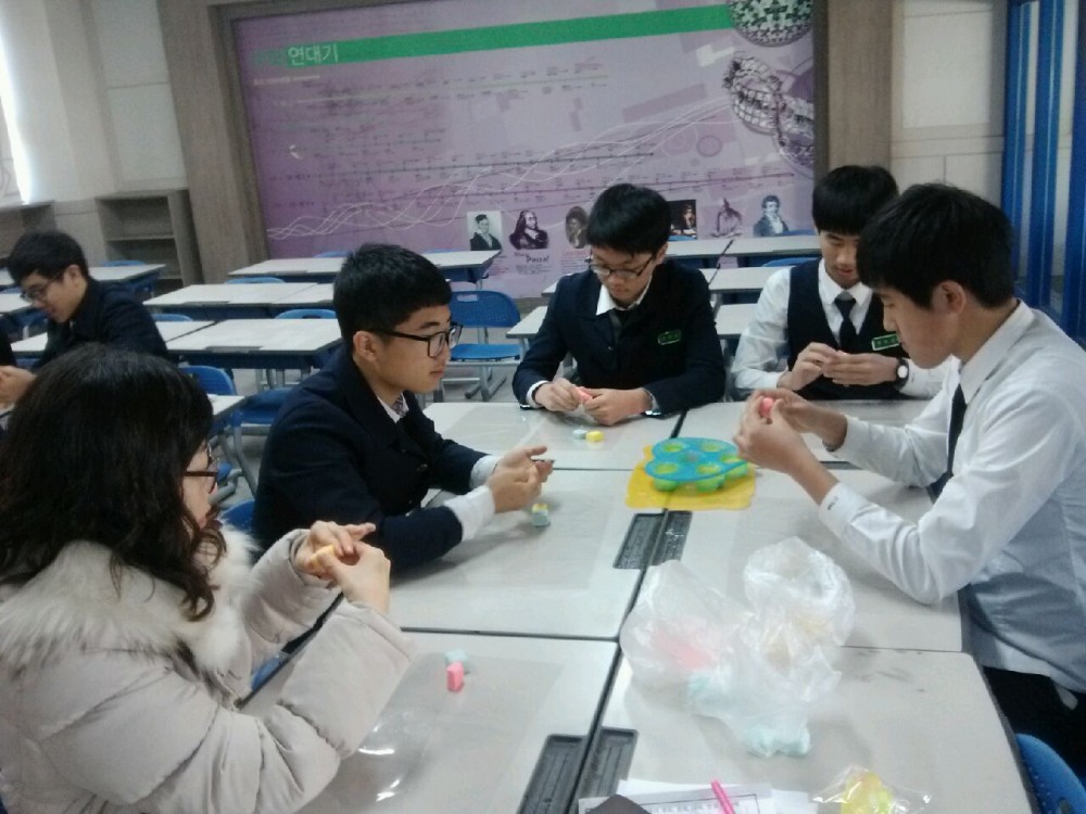 양덕중학교 수학동아리의 천연비누체험활동_4