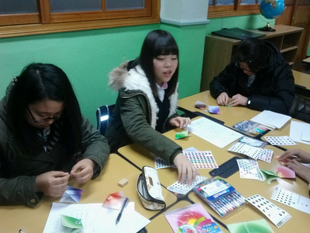 진해여자중학교 미술치료+종이접기 _3