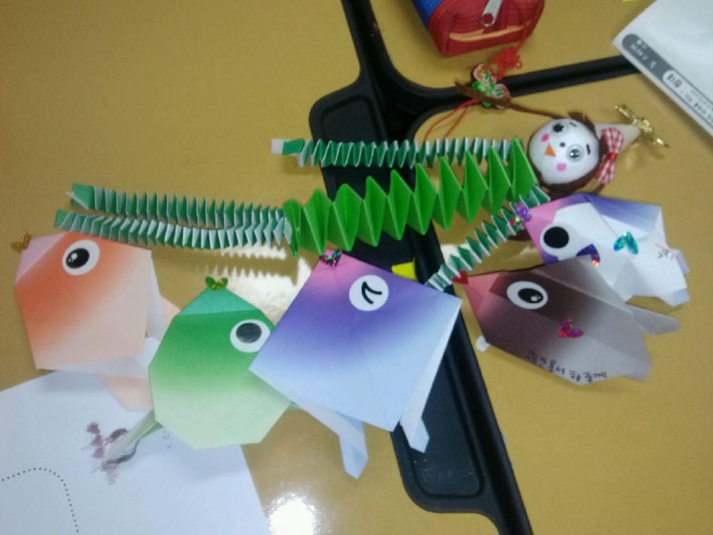 진해여자중학교 미술치료+종이접기 _5