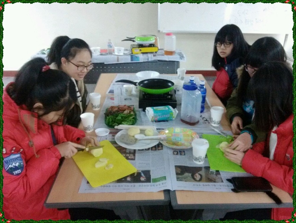 봉림중학교 작품기부봉사활동 +  피자만들기에 도전^^ _8