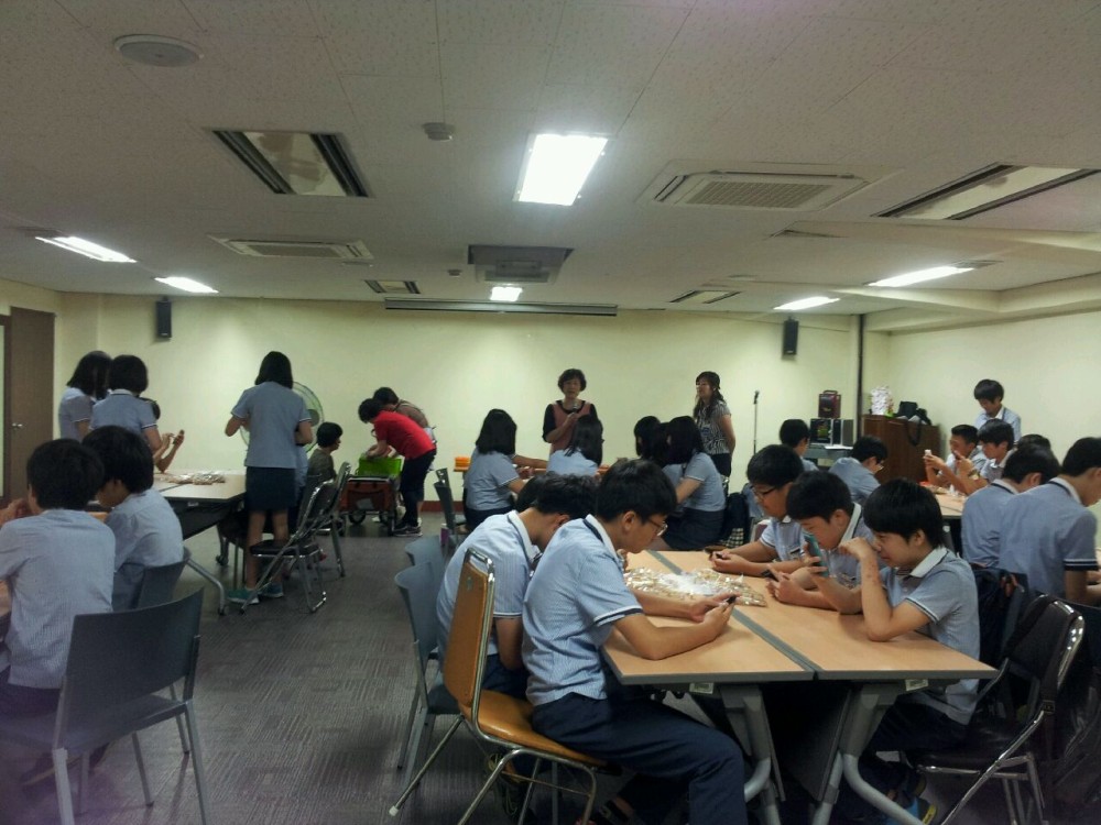 율하중학교 쇼콜라티에 체험......_14