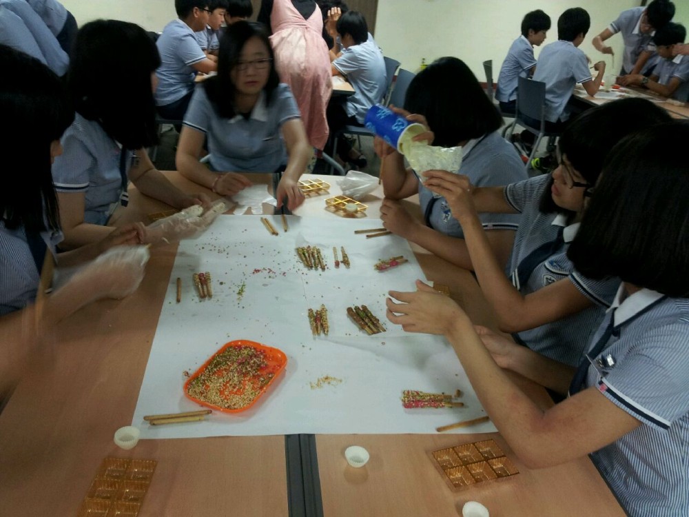 율하중학교 쇼콜라티에 체험......_6