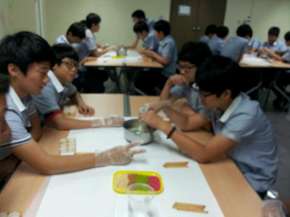 율하중학교 쇼콜라티에 체험......_8