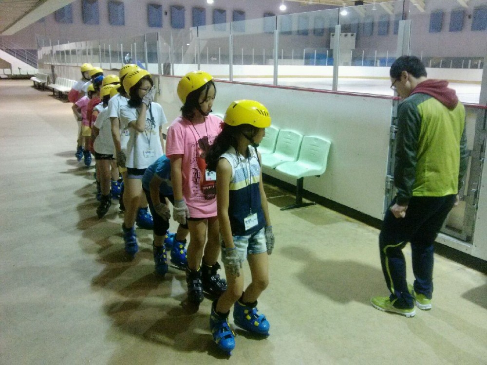 자여초등학교 빙상장 체험 _2