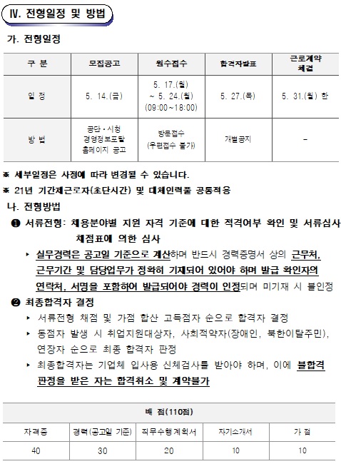[의창스포츠센터] 기간제(초단시간) 및 대체인력풀 공개경쟁채용 공고_3