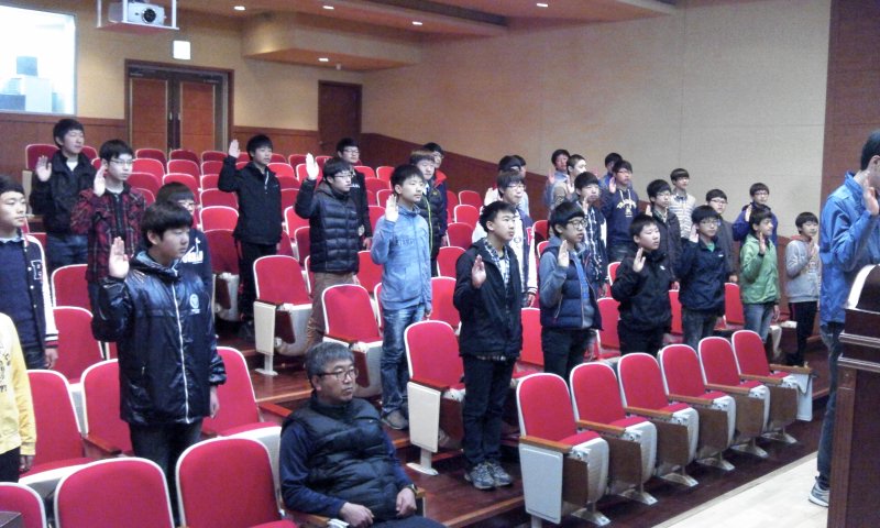 마산동중학교(4월7일) 간부수련활동 1차 _2