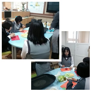마산무학여자중학교의 즐거운 요리 이야기 _2