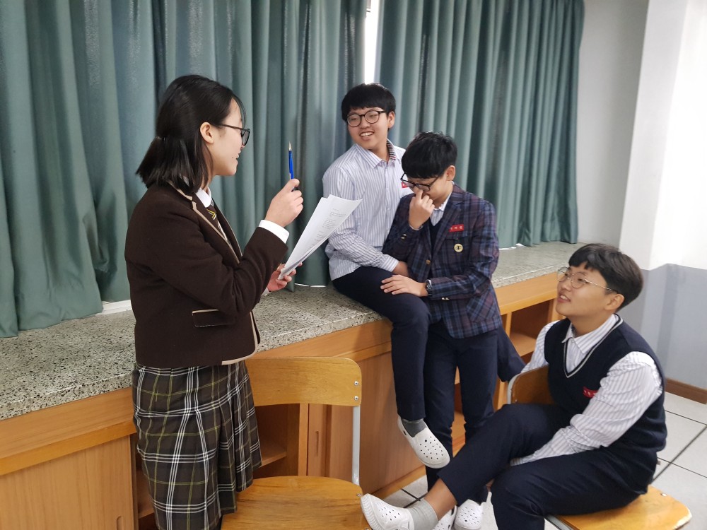 마산 구암중 영화는 이렇게 만든다 영상제작수업_4